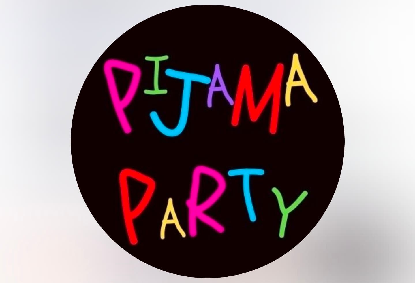Pijama party logo